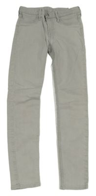 Šedé skinny fit rifle H&M