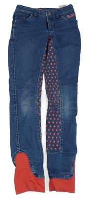 Modré teplákové jezdecké rifle Bibi&Tina