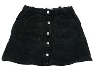 Čierna menšestrová prepínaci sukňa Zara