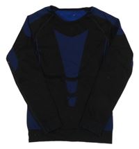 Čierno-modré spodné funkčné tričko Crivit