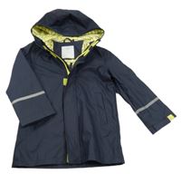 Tmavomodrá nepromokavá jarní bunda s kapucí Kiki&Koko