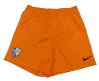 Oranžové sportovní funkční kraťasy Nike 