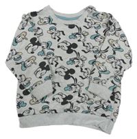 Sivá mikina s Mickeym Disney