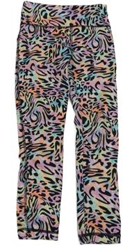 Barevno-čierne vzorované športové legíny zn. St. Bernard