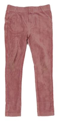 Staroružové rebrované zamatové tregíny M&S