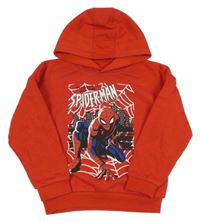 Červená mikina so Spider-manem a kapucňou PRIMARK