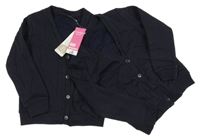 Nové - 2x - Tmavomodrá prepínaci mikina George