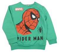 Zelená mikina se Spider-manem George