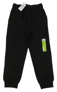 Nové - černé prošívané/vzorované tepláky PRIMARK