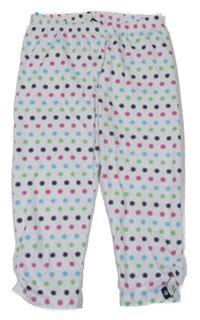 Bílé kytičkované capri legíny Jako-o 
