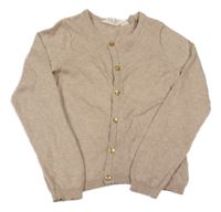 Béžový melírovaný prepínaci sveter H&M