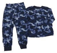 Tmavomodro-modré army pyžamo F&F