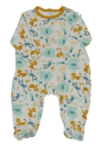 Biely overal so zvířaty Orchestra