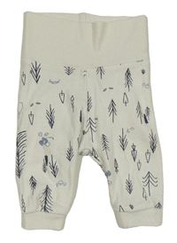 Světlešedé lehké tepláky se stromky Lupilu