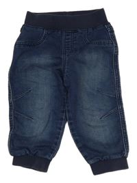 Tmavomodré cuff rifle