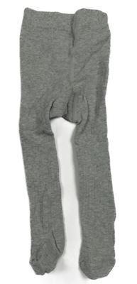 Šedé melírované punčocháče H&M