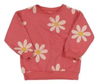 Ružová kvetovaná mikina F&F