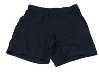 Tmavomodré pyžamové kraťasy 