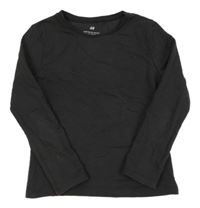Tmavosivé tričko H&M