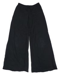 Černé široké tepláky H&M