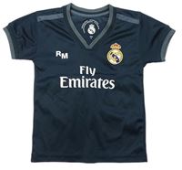 Antracitový fotbalový dres - Real Madrid