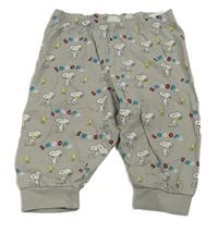 Šedé tepláky se Snoopym H&M