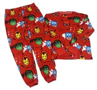 Červené pyžama s Avengers George