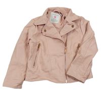 Ružový koženkový krivák Primark