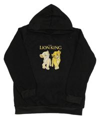 Čierna mikina so Simbou a kapucňou