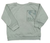 Svetlozelená mikina s diny Tu