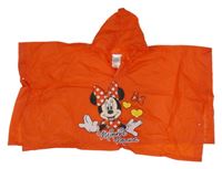 Červené pláštěnkové pončo s Minnie a kapucňou Disney
