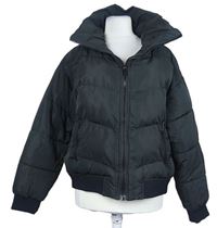 Dámská černá šusťáková zimní crop bunda Monki 