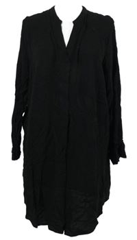 Dásmká černá halenková tunika H&M