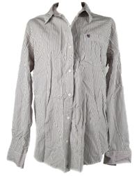 Pánská vínovo-bílá proužkovaná slim fit košile Timberland 