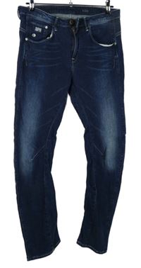 Pánske tmavomodré skinny rifle G-Star RAW vel. 28/32