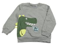 Sivá mikina s dinem