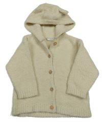 Svetlobéžový prepínaci sveter s kapucňou F&F