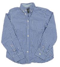 Modro-biela kockovaná košeľa H&M