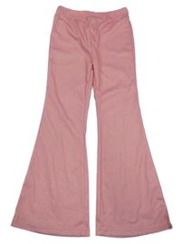 Ružové bootcut tepláky Shein