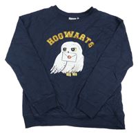 Tmavomodrá mikina s Hedvikou - Harry Potter