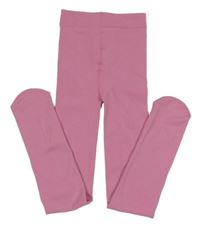 Růžové teplé punčocháče Primark