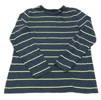 Modro-žlté pruhované tričko C&A