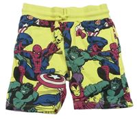 Žluté teplákové kraťasy - Avenger Marvel