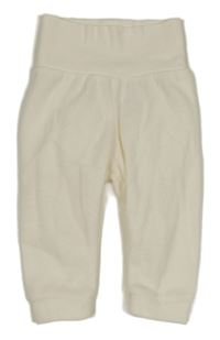 Smotanové fleecové nohavice H&M