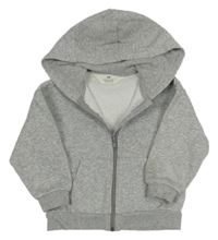 Sivá prepínaci mikina s kapucňou H&M