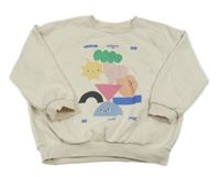 Smetanová mikina s obrázky George