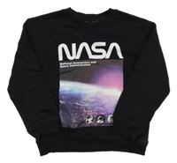 Čierna mikina s potiskem - NASA H&M