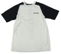 Bielo-čierne športové tričko Carbrini