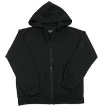 Čierna vzorovaná prepínaci mikina s kapucňou Primark