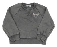 Sivá oversize mikina s nápisom Primark